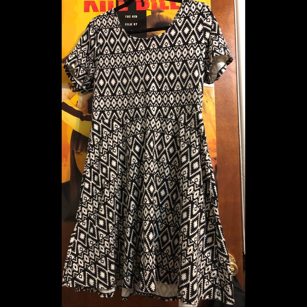 Forever 21+ Black & White skater dress FINAL PRICE